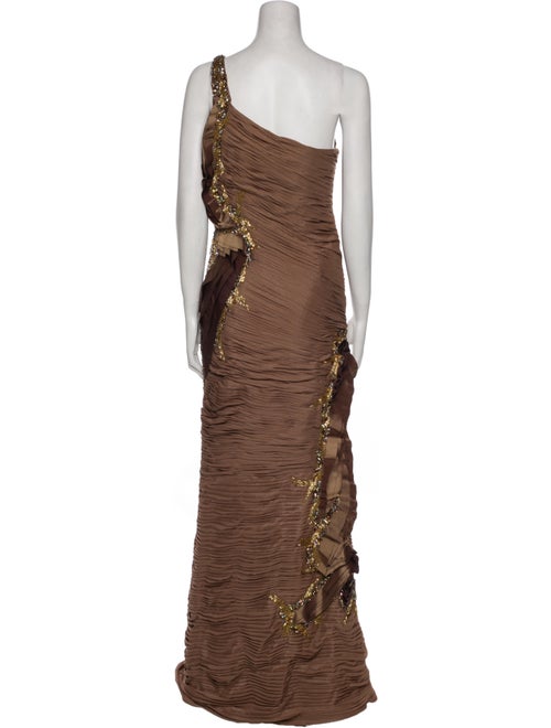 Terani Couture One-Shoulder Long Dress