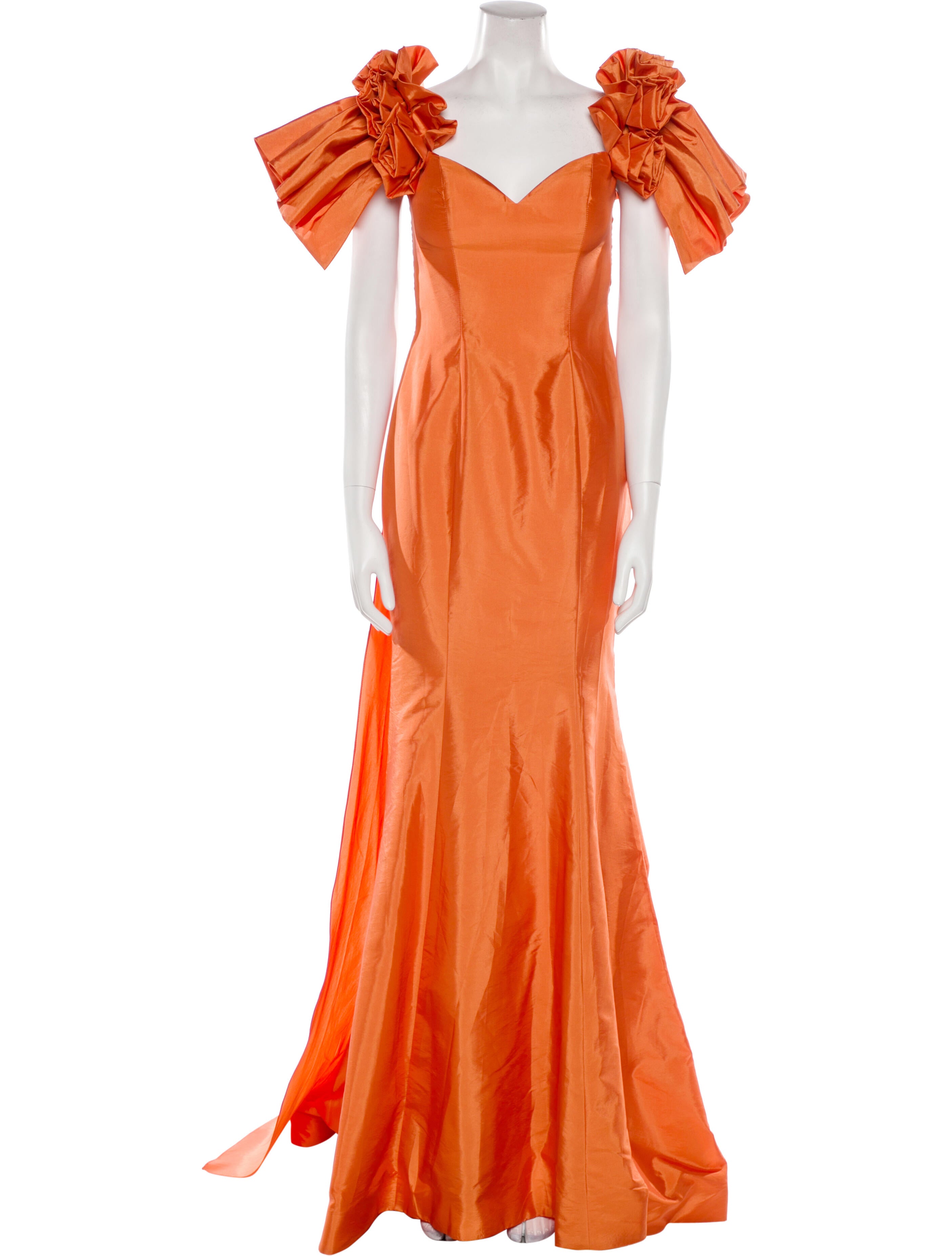 Terani Couture V-Neck Long Dress