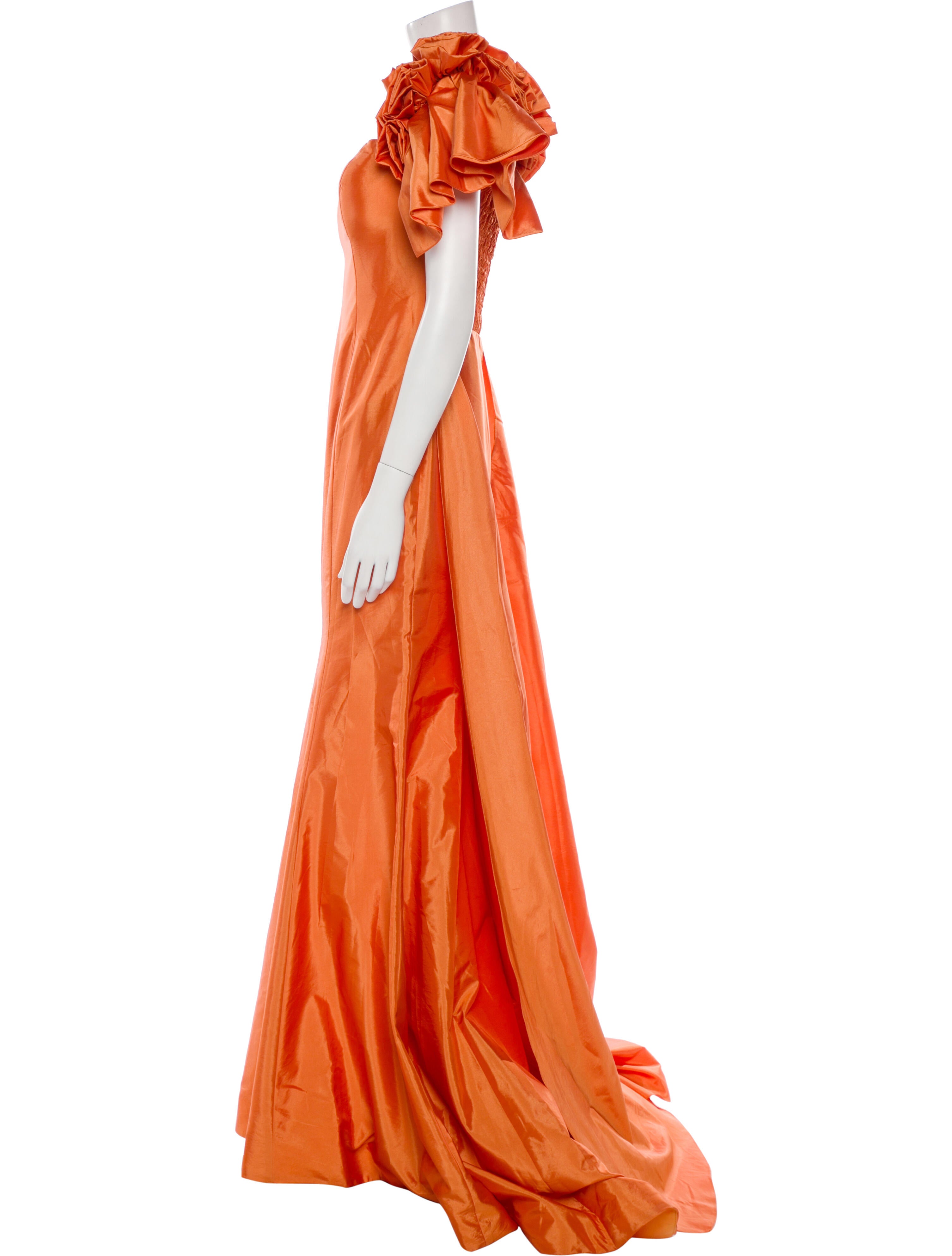 Terani Couture V-Neck Long Dress