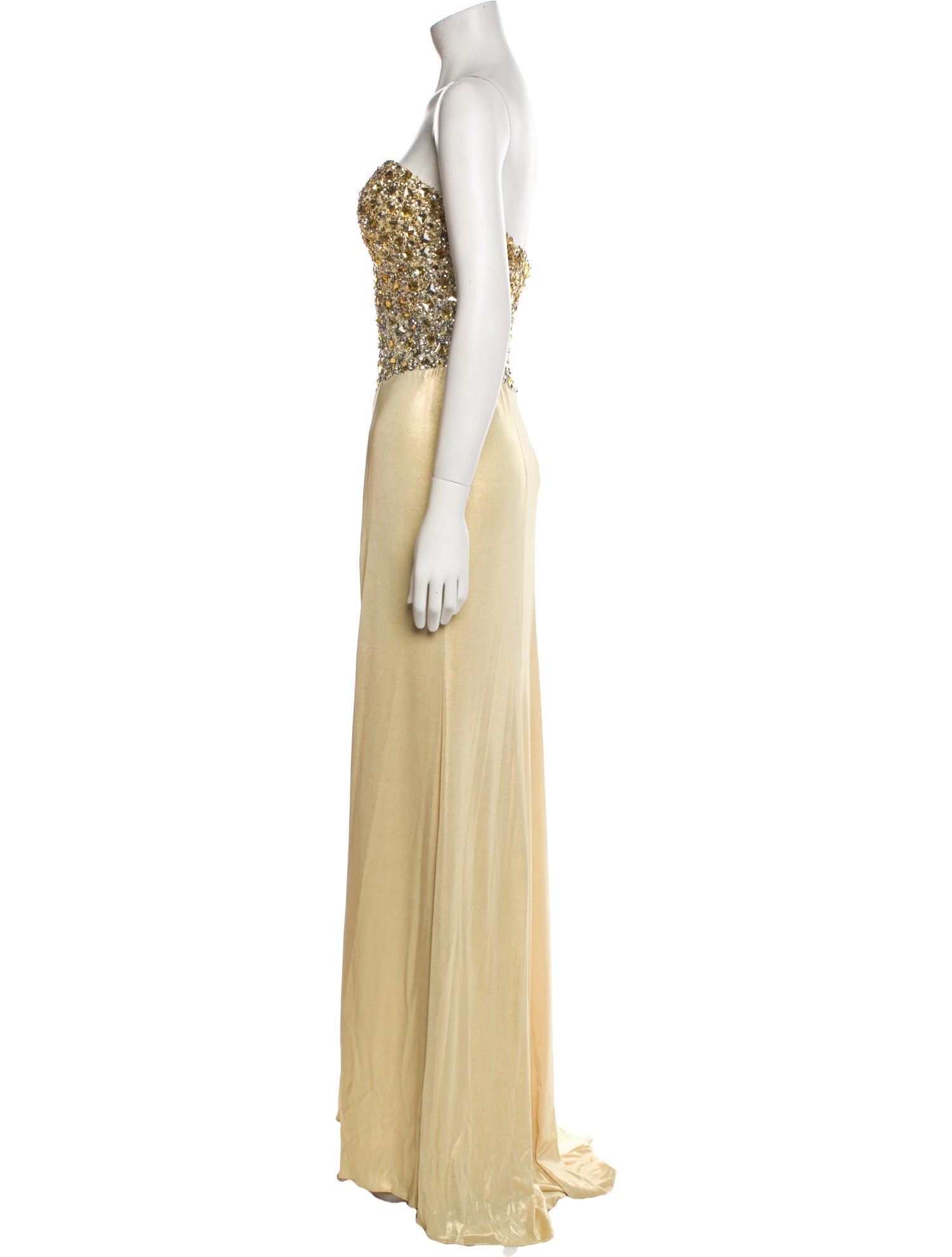 Terani Couture Strapless Long Dress w/ Tags