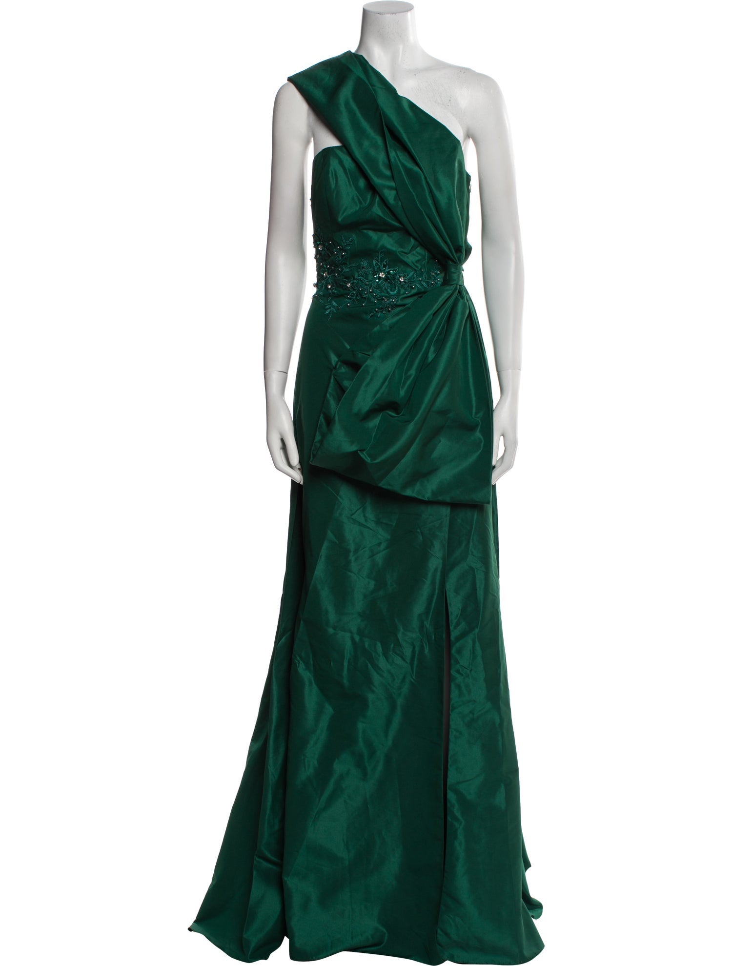 Terani Couture One-Shoulder Long Dress