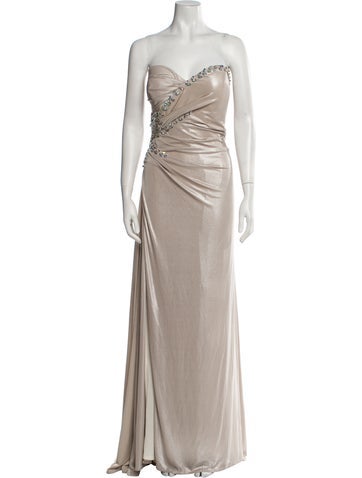 Terani Couture Dresses Strapless Long Dress 3XL