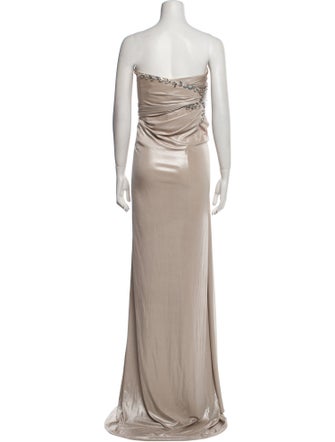 Terani Couture Strapless Long Dress