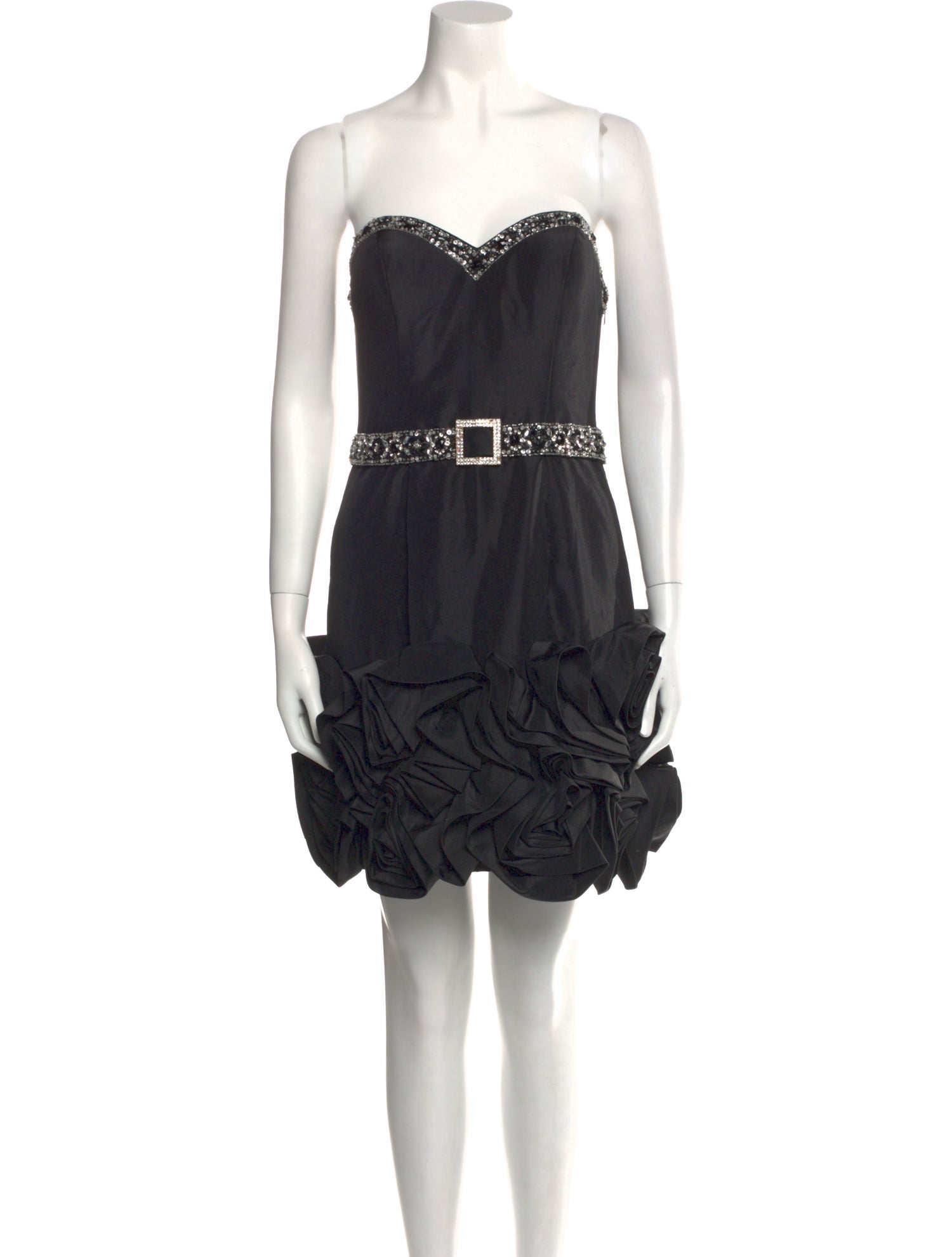 Terani Couture Strapless Mini Dress