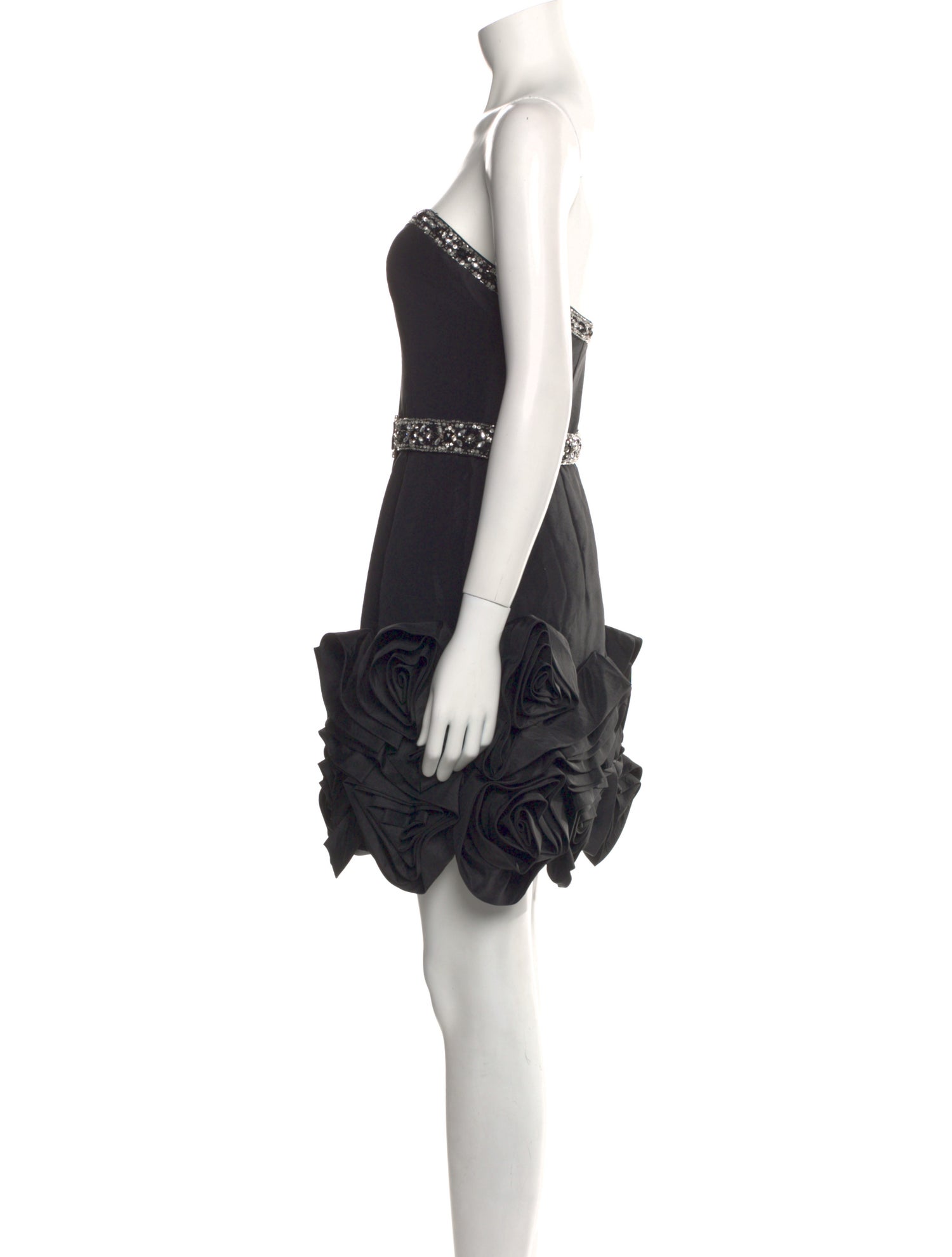 Terani Couture Strapless Mini Dress