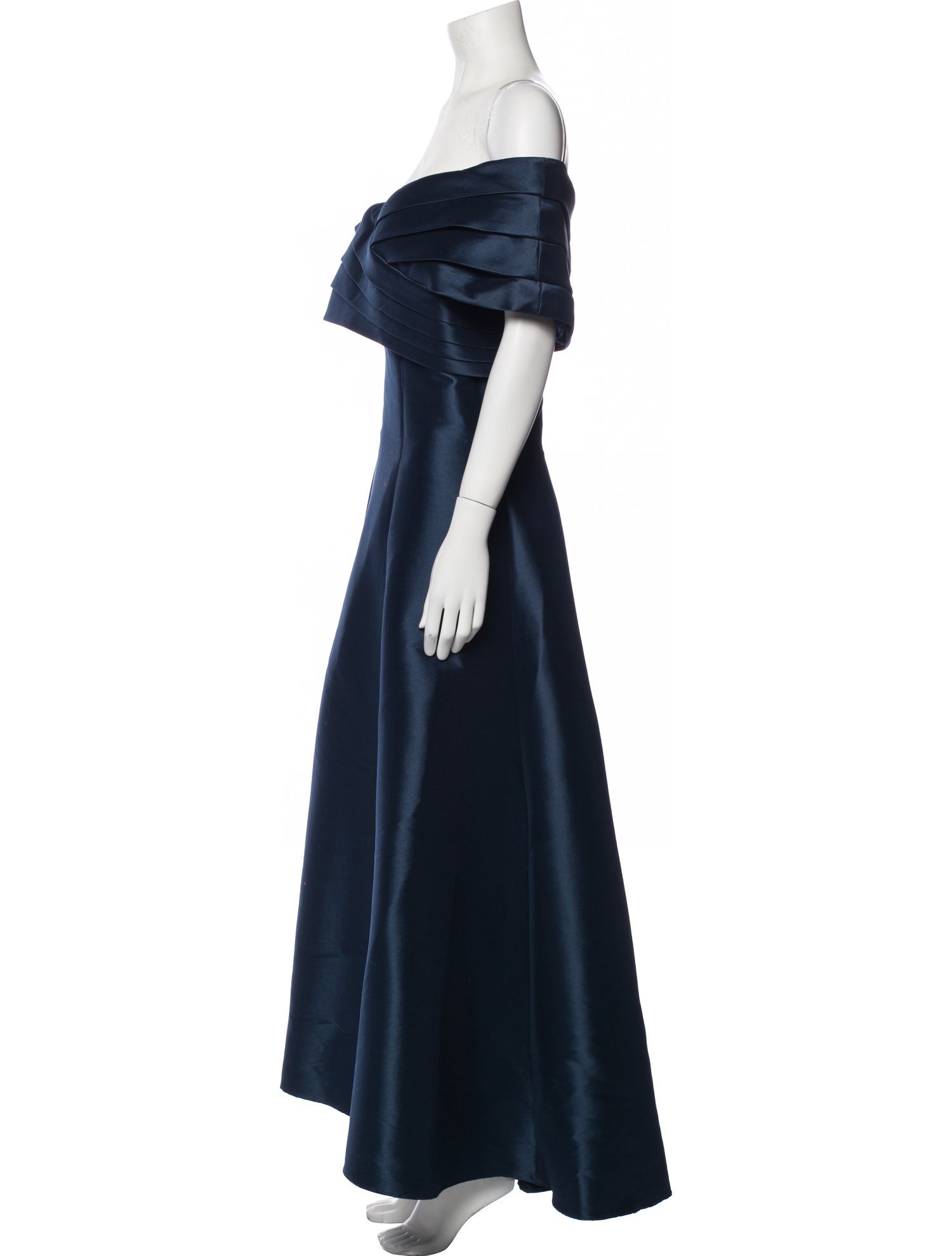 Terani Couture Off-The-Shoulder Long Dress