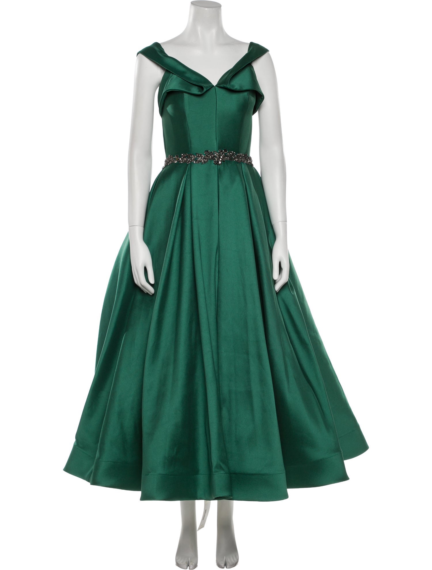 Terani Couture V-Neck Long Dress