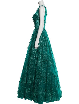 Terani Couture One-Shoulder Long Dress