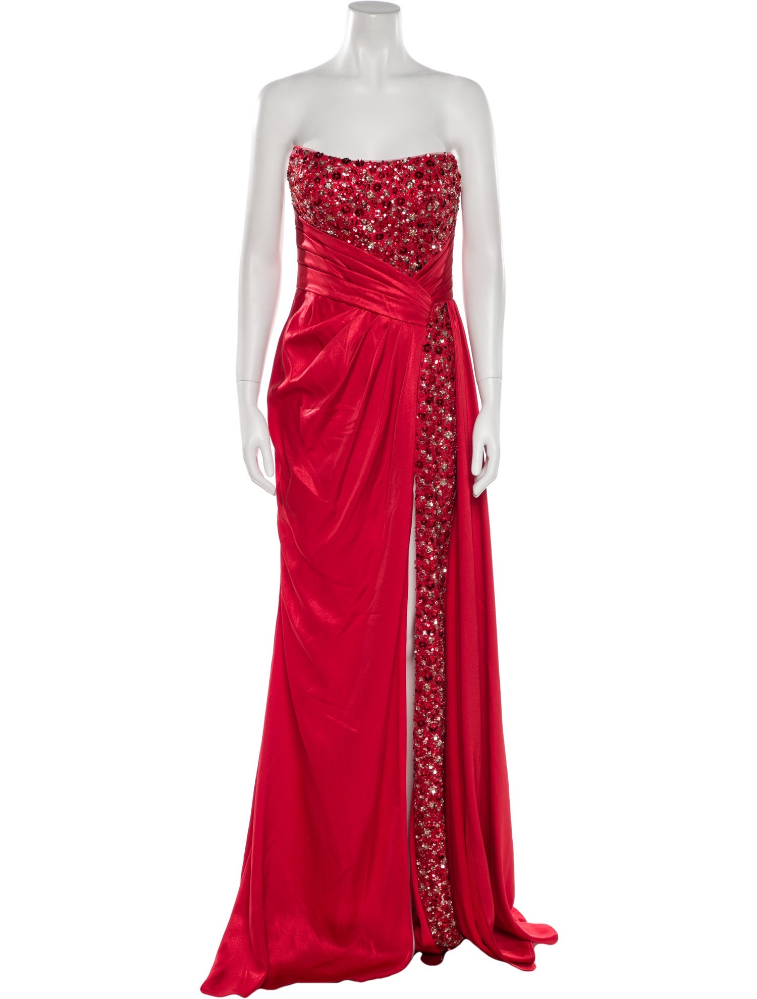 Terani Couture Strapless Long Dress