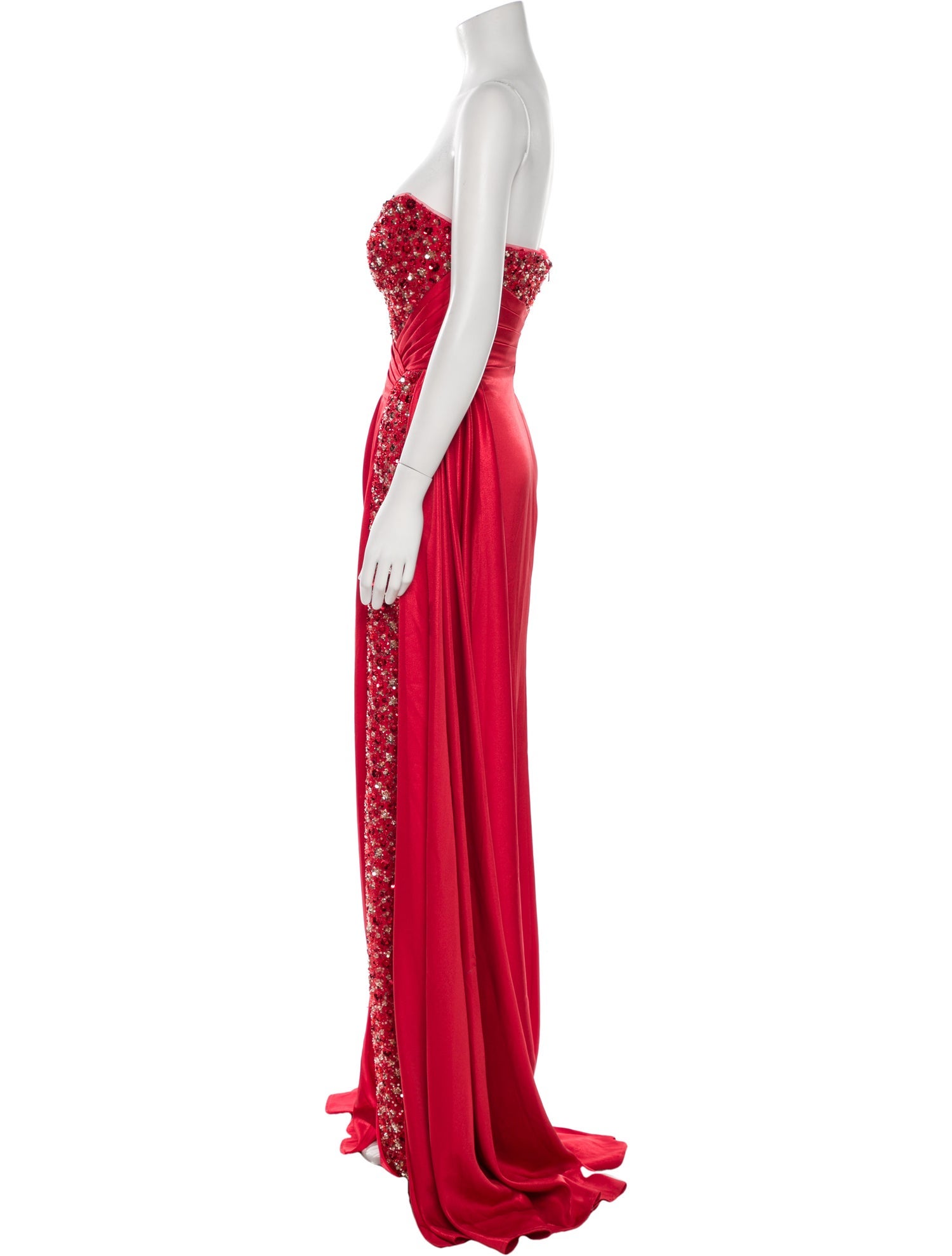 Terani Couture Strapless Long Dress