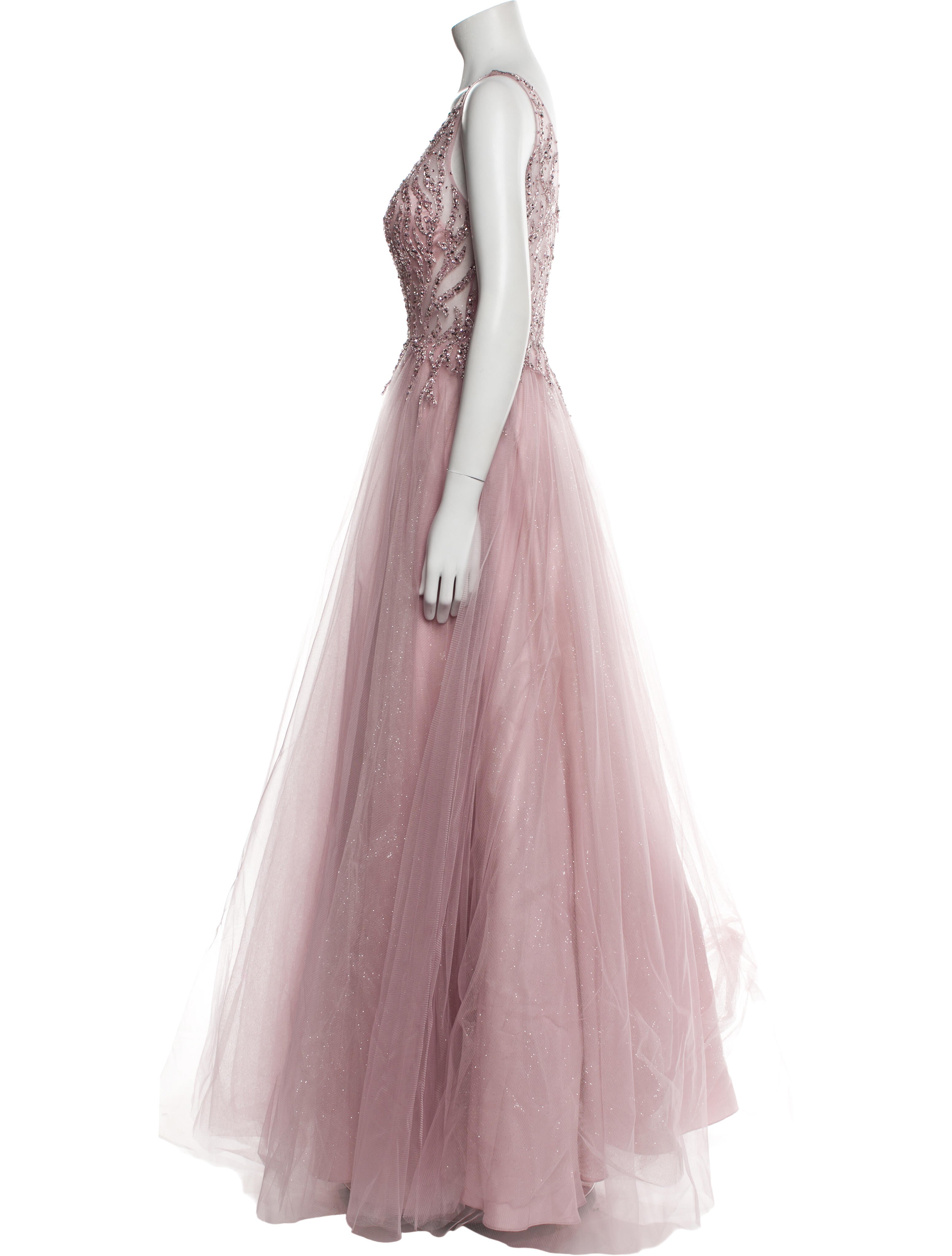 Terani Couture One-Shoulder Long Dress