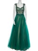 Terani Couture V-Neck Long Dress