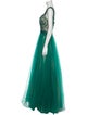 Terani Couture V-Neck Long Dress