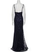 Terani Couture V-Neck Long Dress