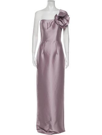 Terani Couture One-Shoulder Long Dress