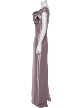 Terani Couture One-Shoulder Long Dress