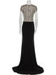 Terani Couture Patterned Long Dress