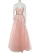 Terani Couture Strapless Long Dress
