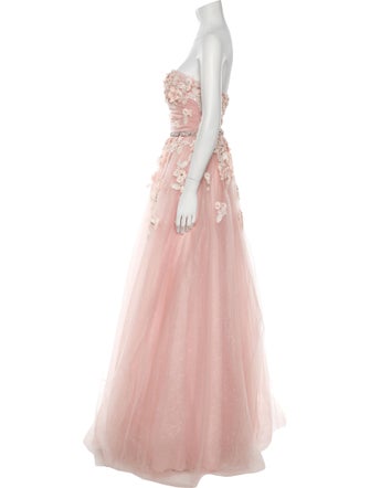 Terani Couture Strapless Long Dress