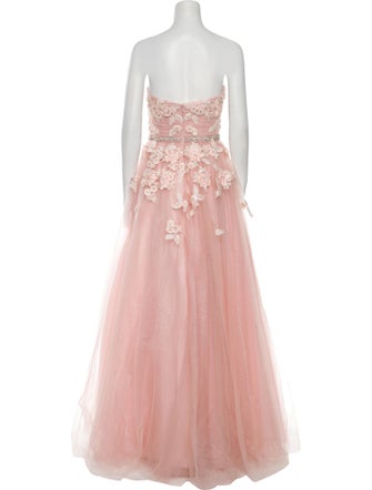 Terani Couture Strapless Long Dress