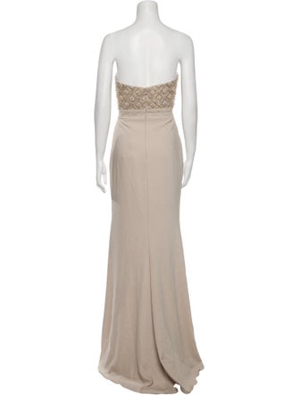 Terani Couture Strapless Long Dress