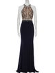 Terani Couture Halterneck Long Dress
