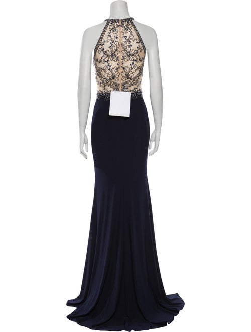 Terani Couture Halterneck Long Dress