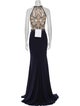 Terani Couture Halterneck Long Dress
