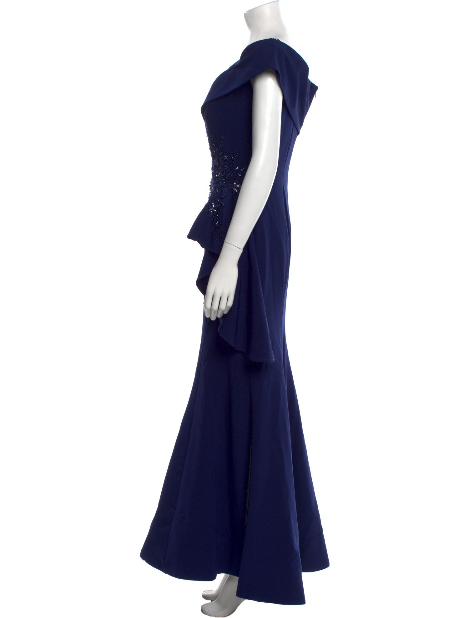 Terani Couture V-Neck Long Dress