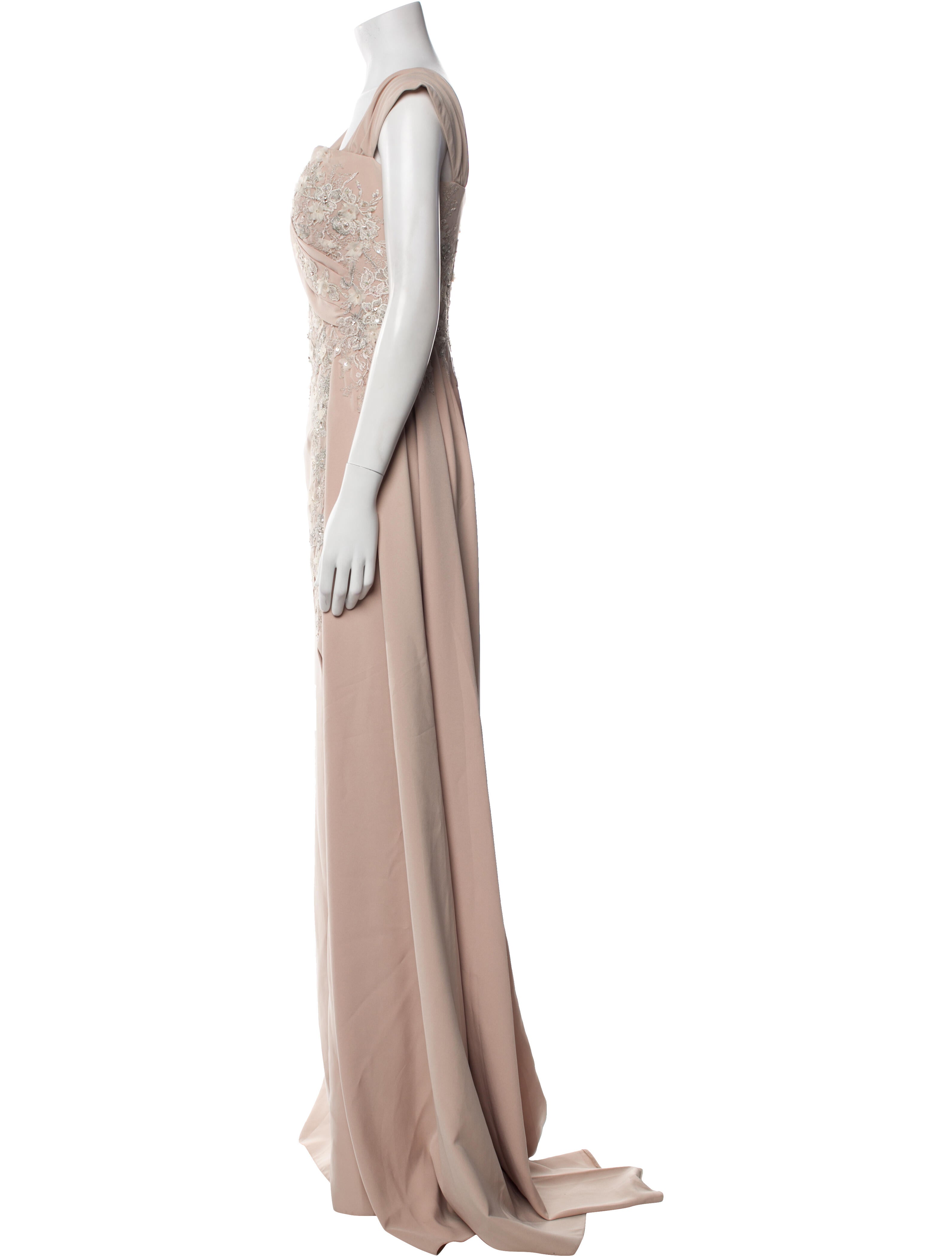 Terani Couture One-Shoulder Long Dress