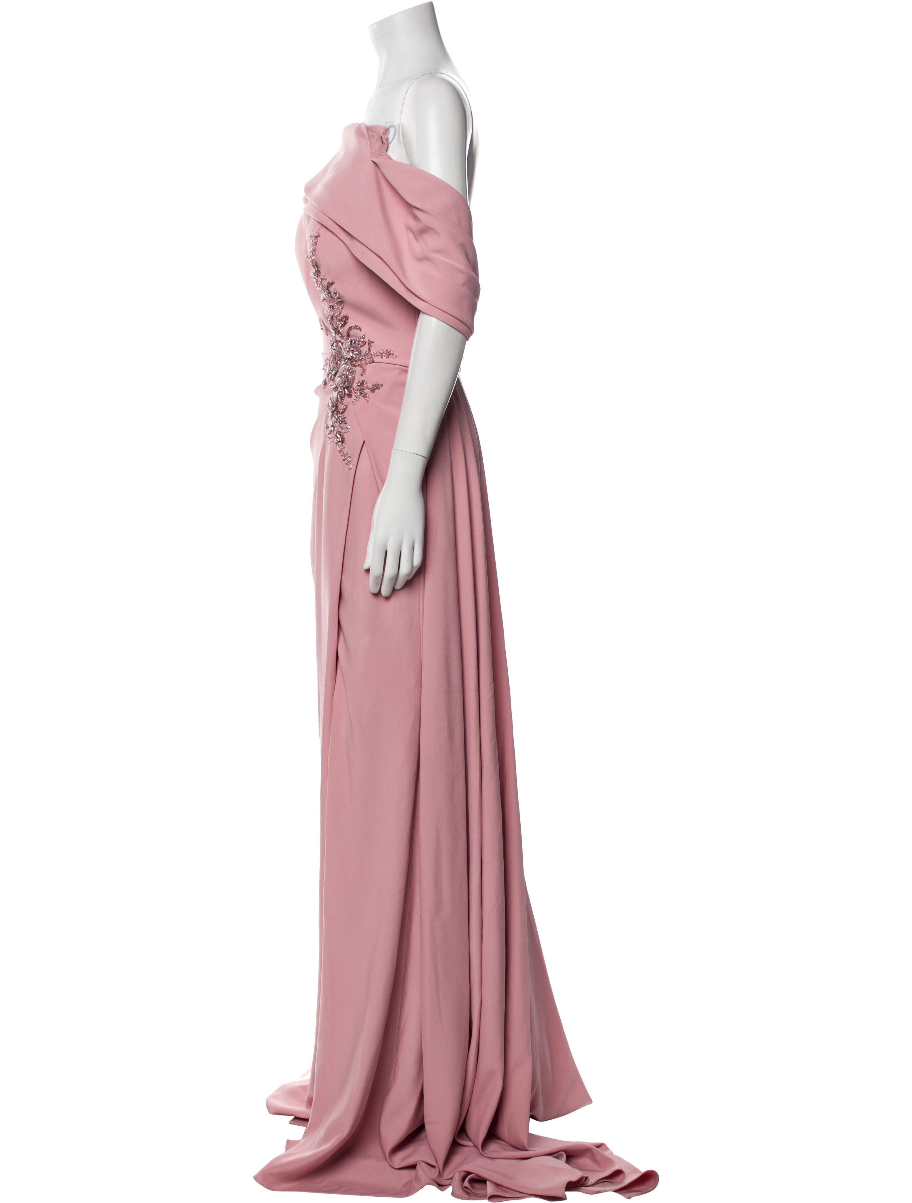 Terani Couture One-Shoulder Long Dress
