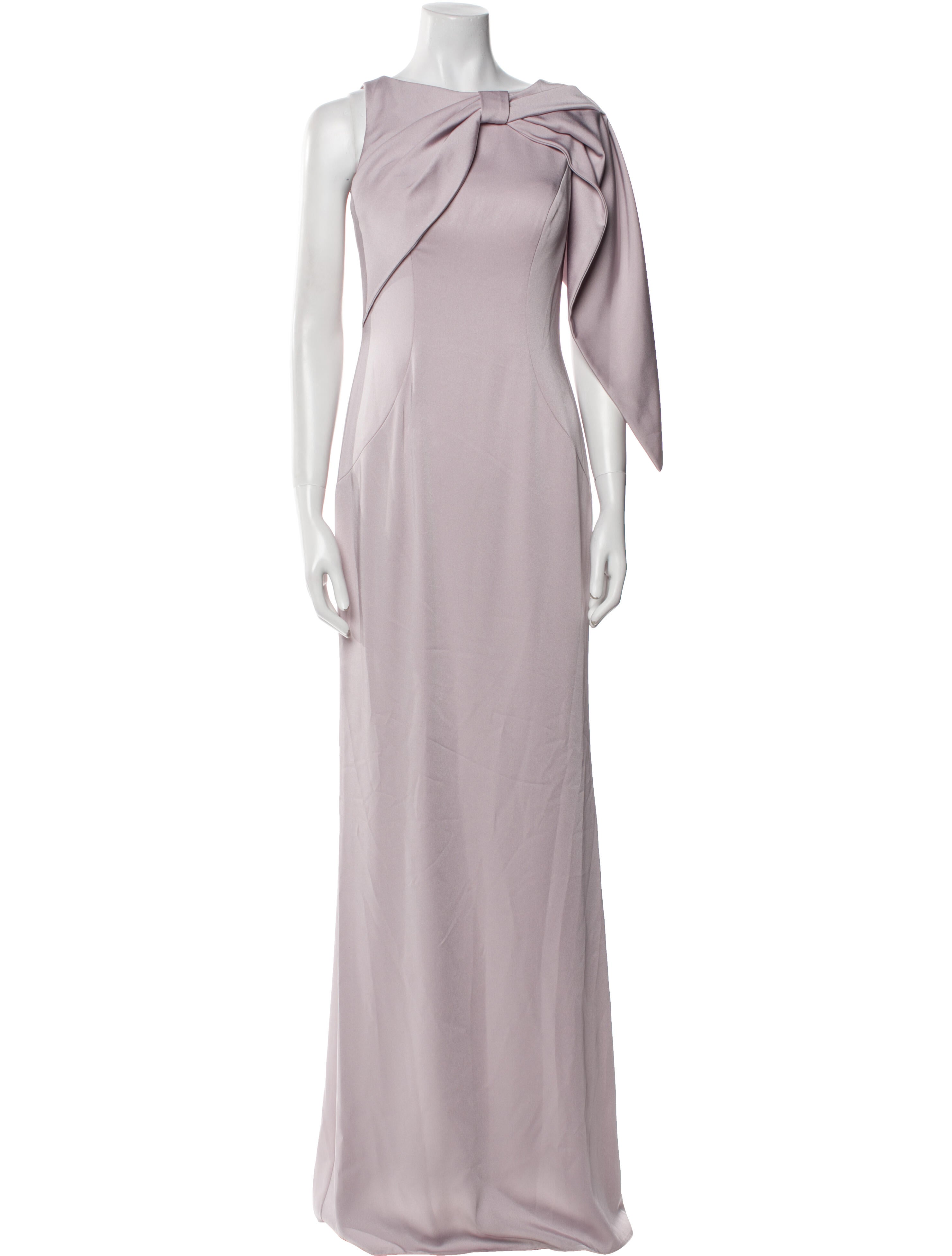Terani Couture Bateau Neckline Long Dress