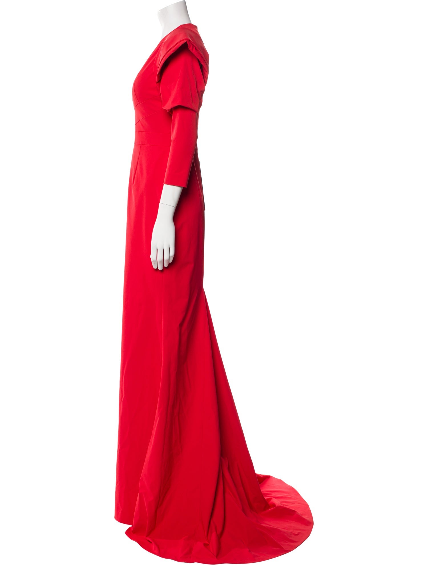 Terani Couture V-Neck Long Dress