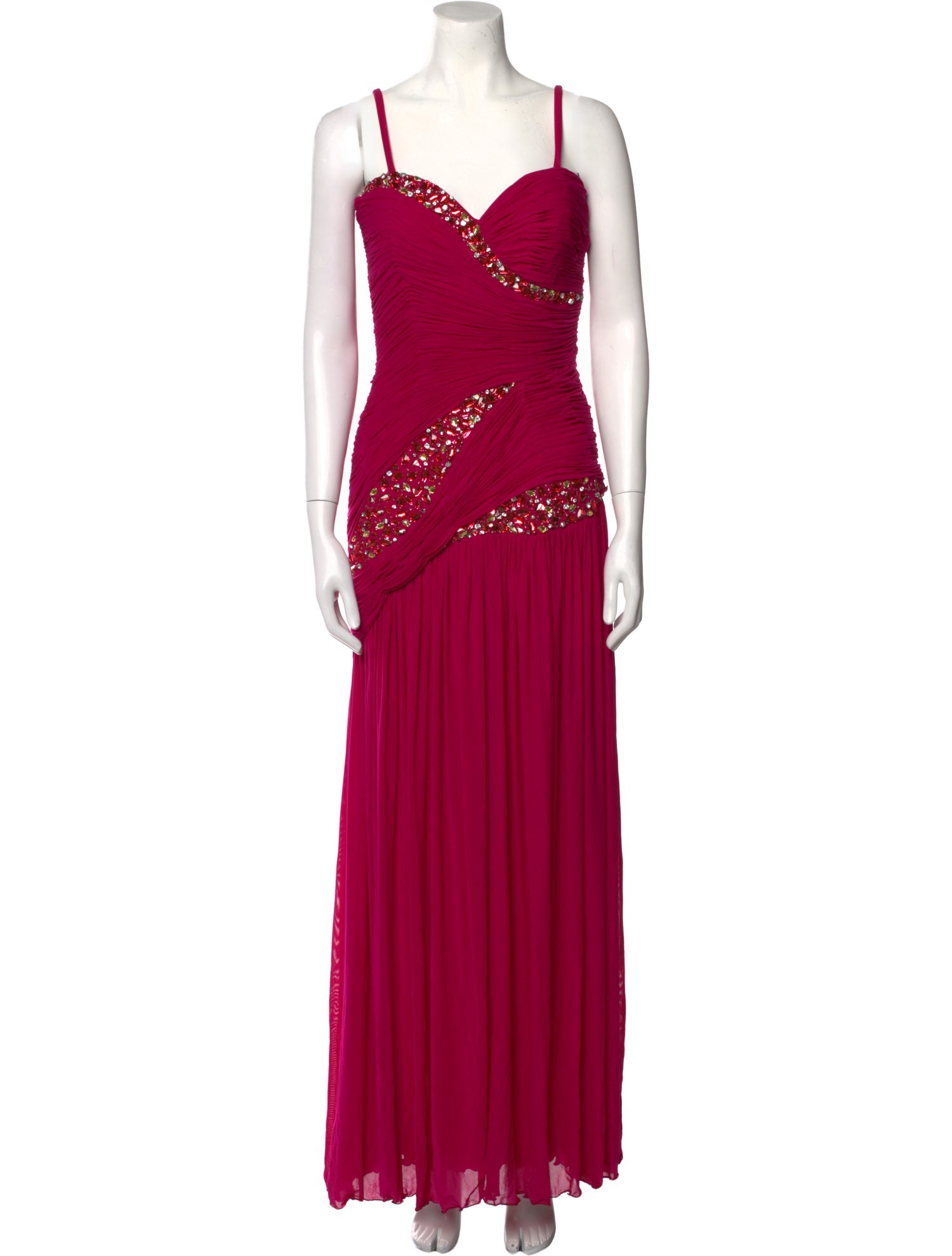 Terani Couture V-Neck Long Dress