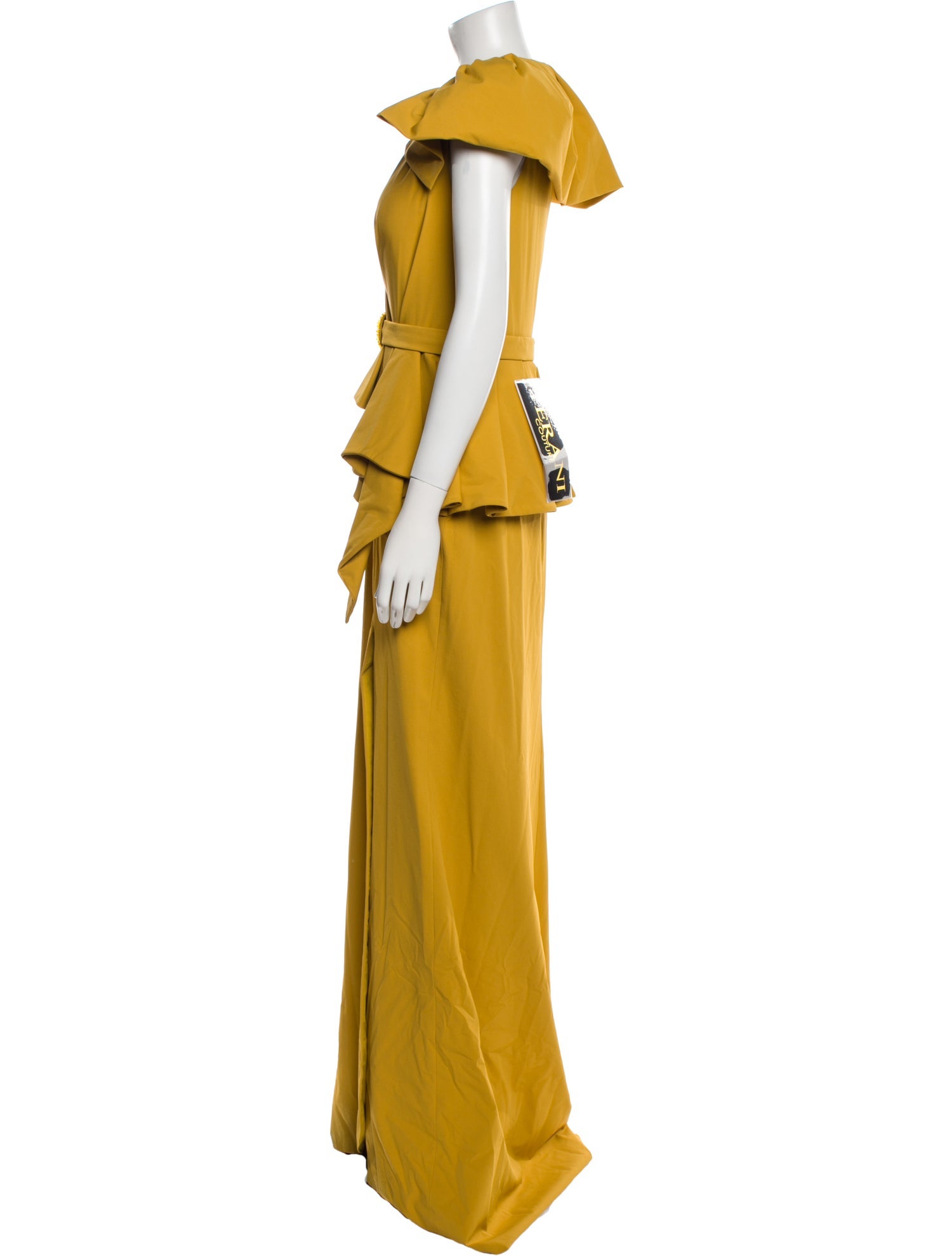 Terani Couture V-Neck Long Dress