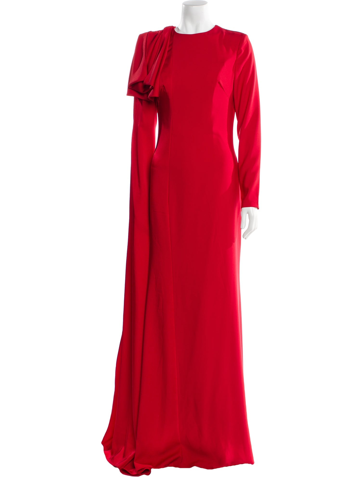 Terani Couture Crew Neck Long Dress