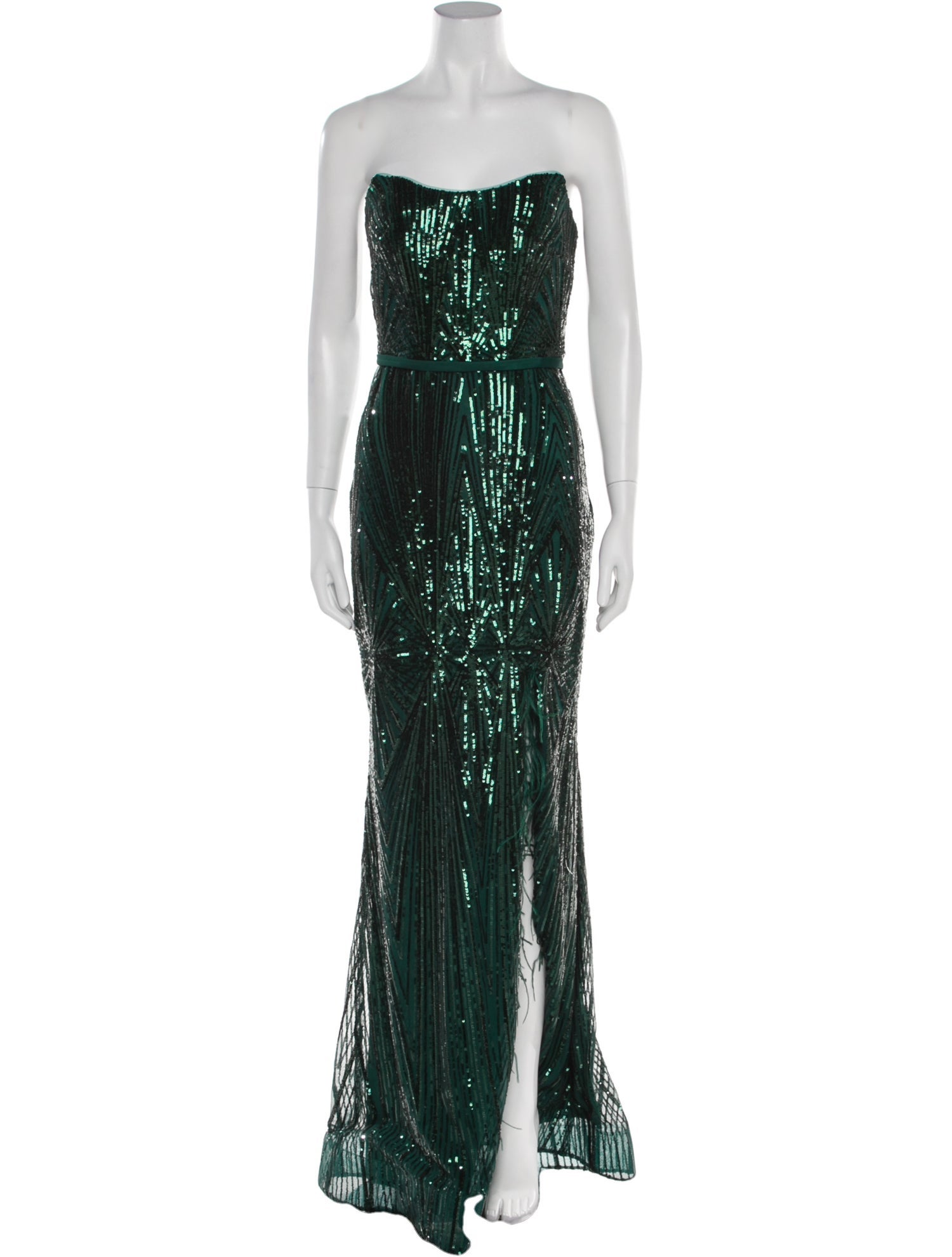 Terani Couture Strapless Long Dress