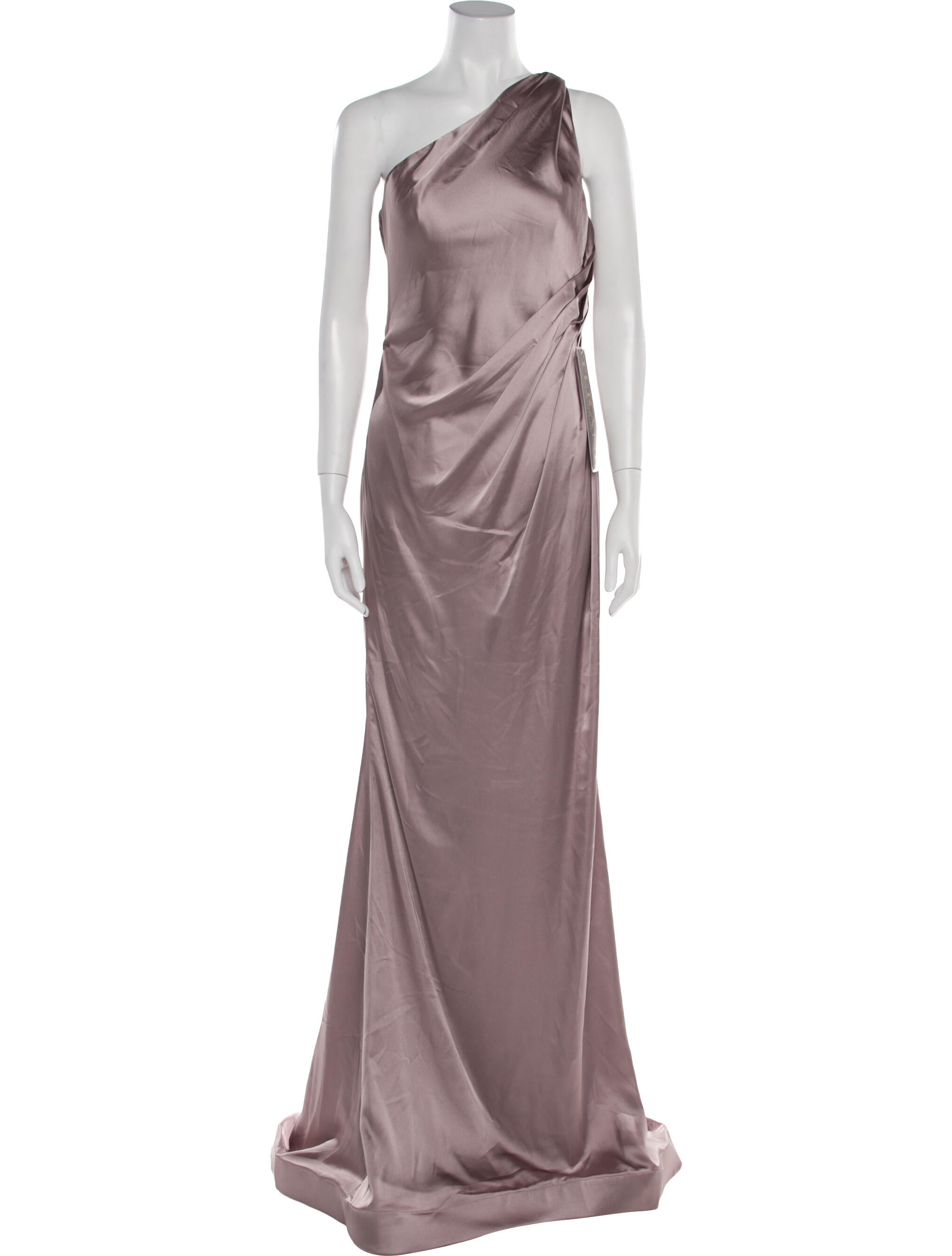 Terani Couture One-Shoulder Long Dress