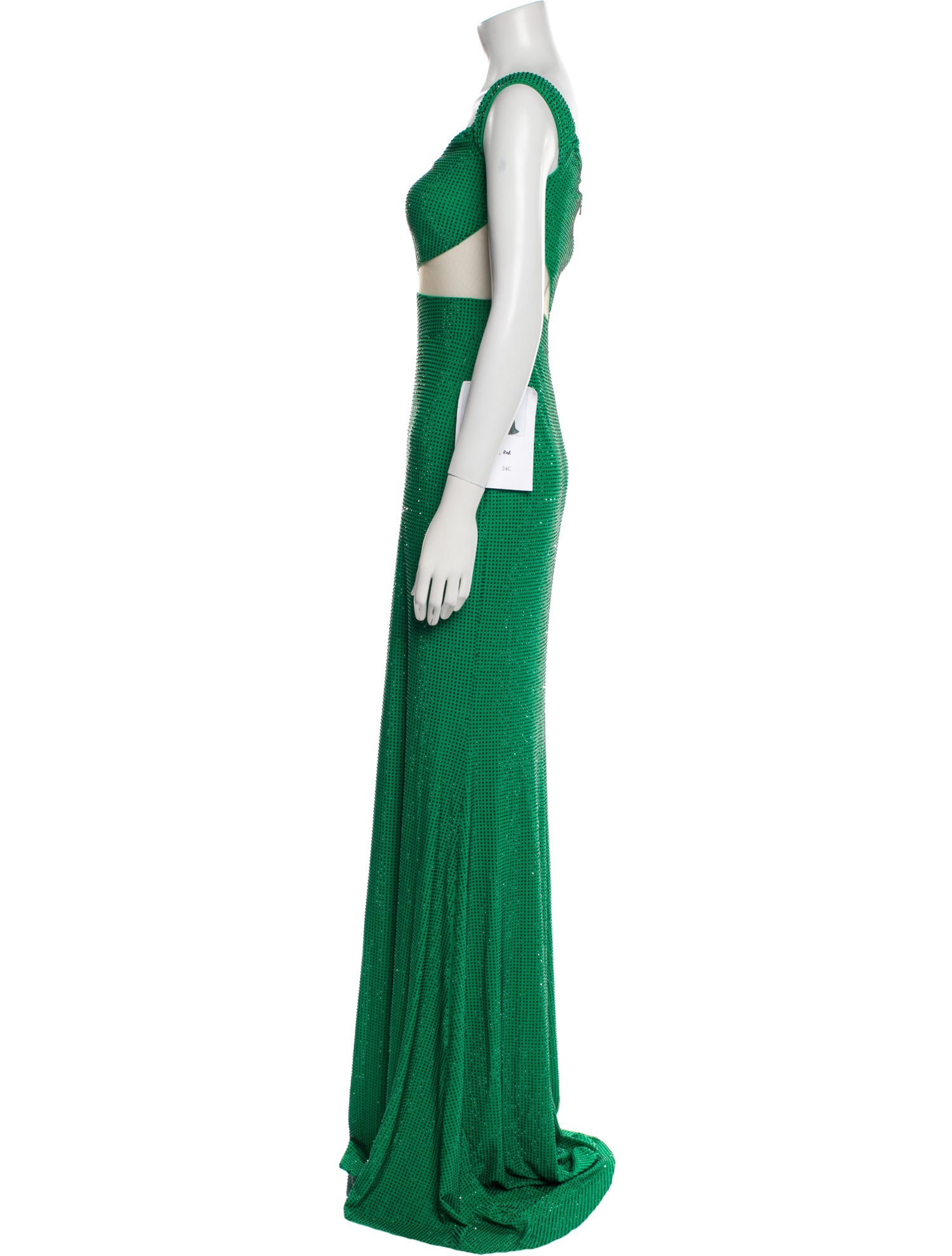 Terani Couture One-Shoulder Long Dress