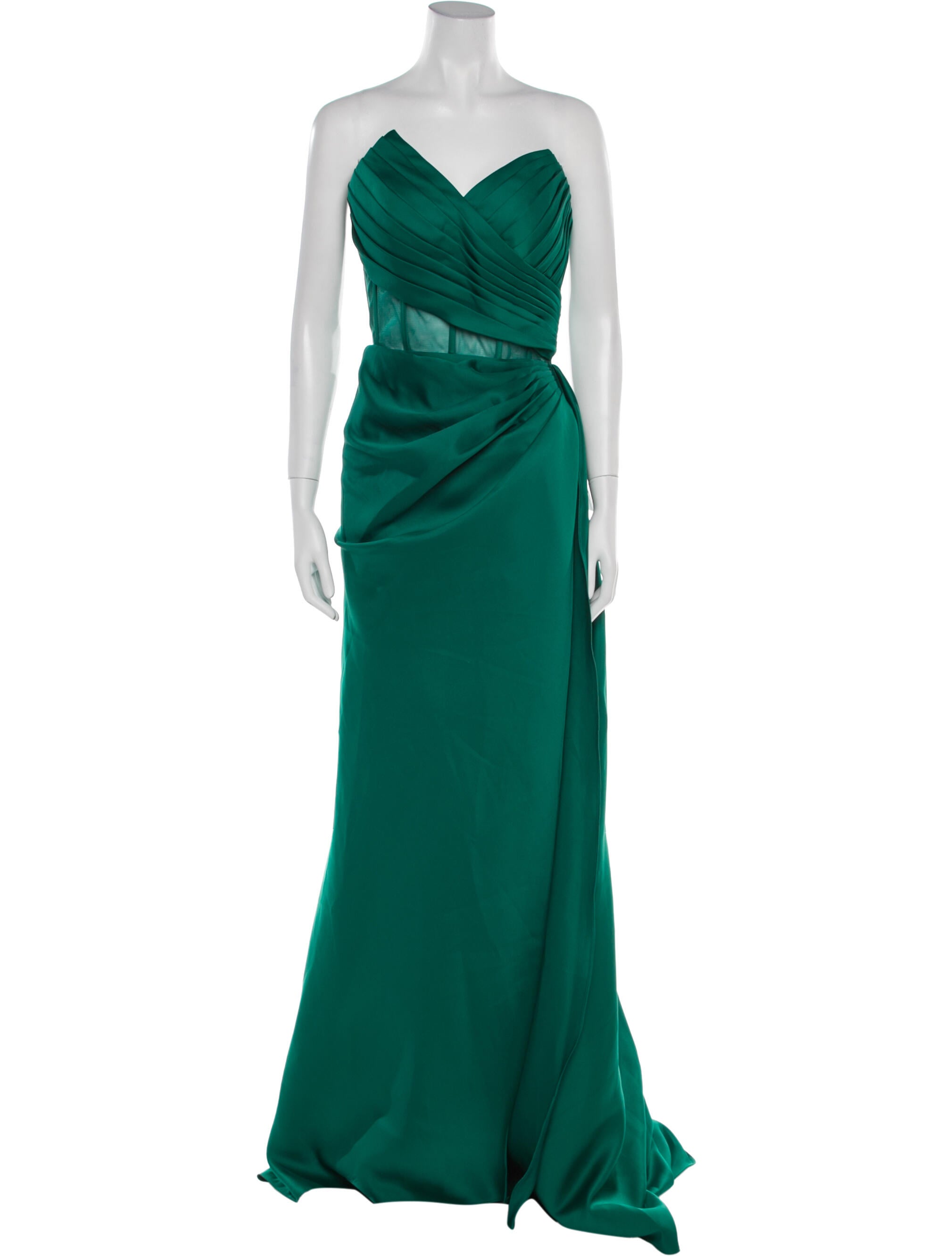 Terani Couture Strapless Long Dress