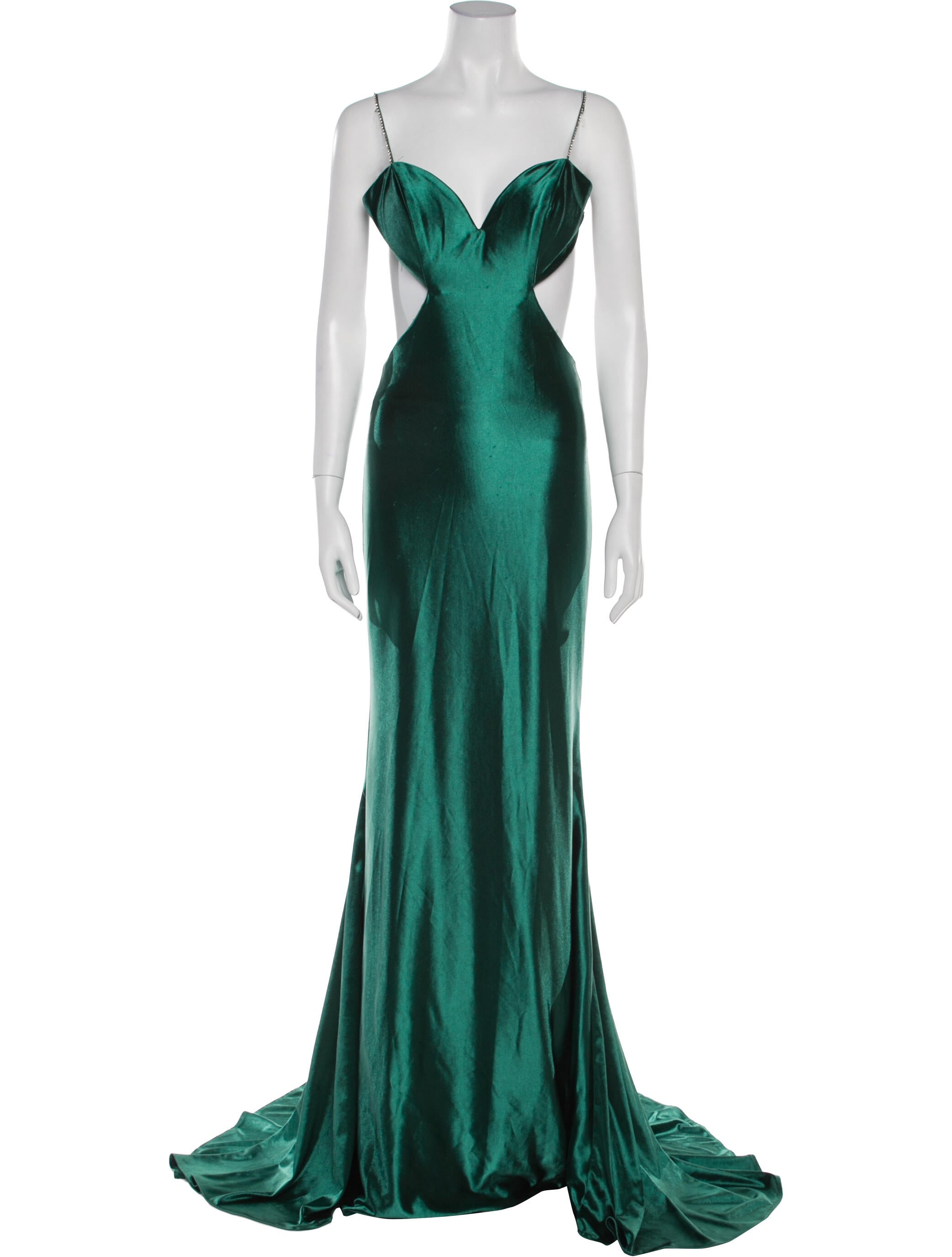 Terani Couture V-Neck Long Dress
