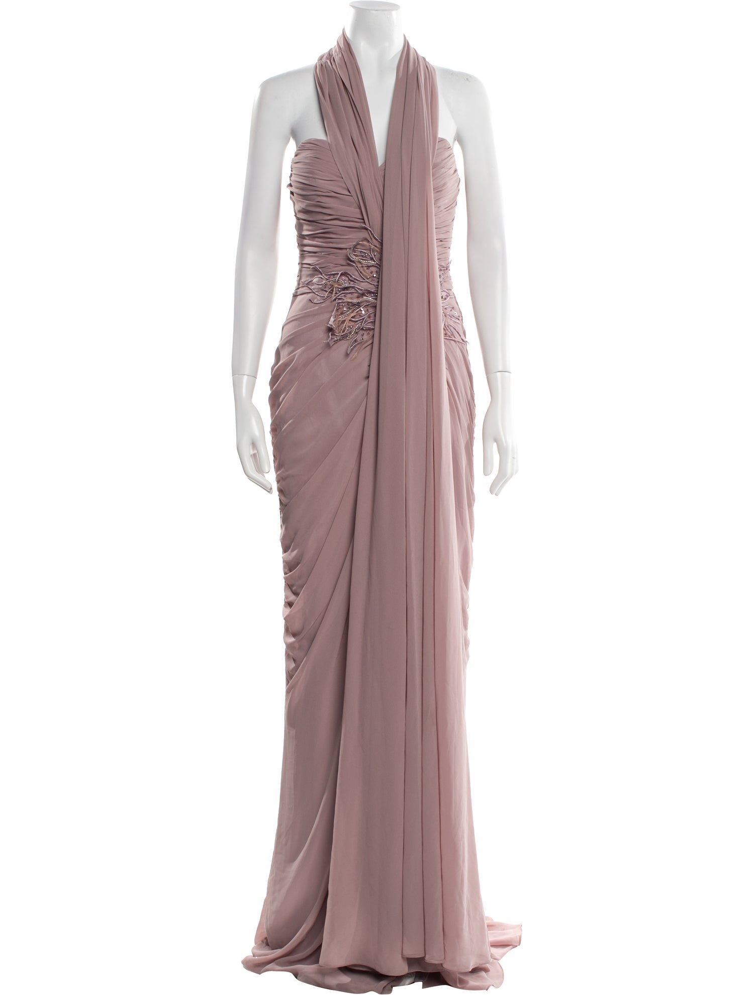 Terani Couture Halterneck Long Dress