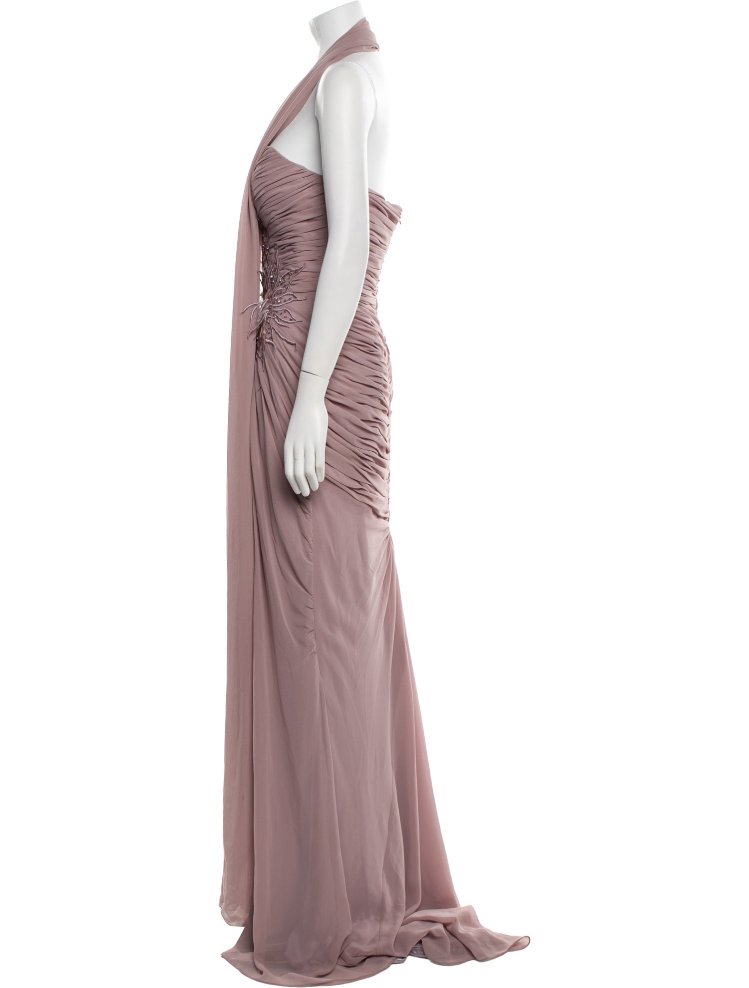 Terani Couture Halterneck Long Dress