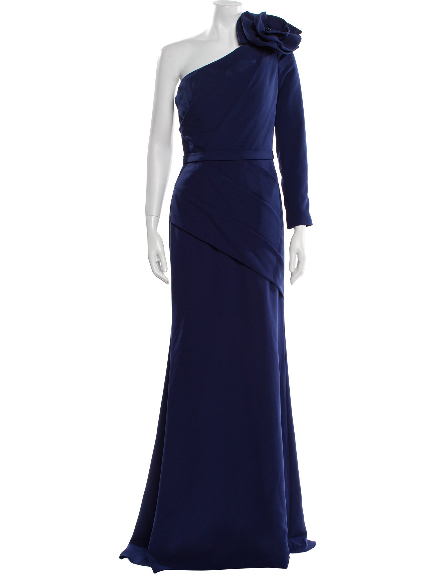 Terani Couture One-Shoulder Long Dress