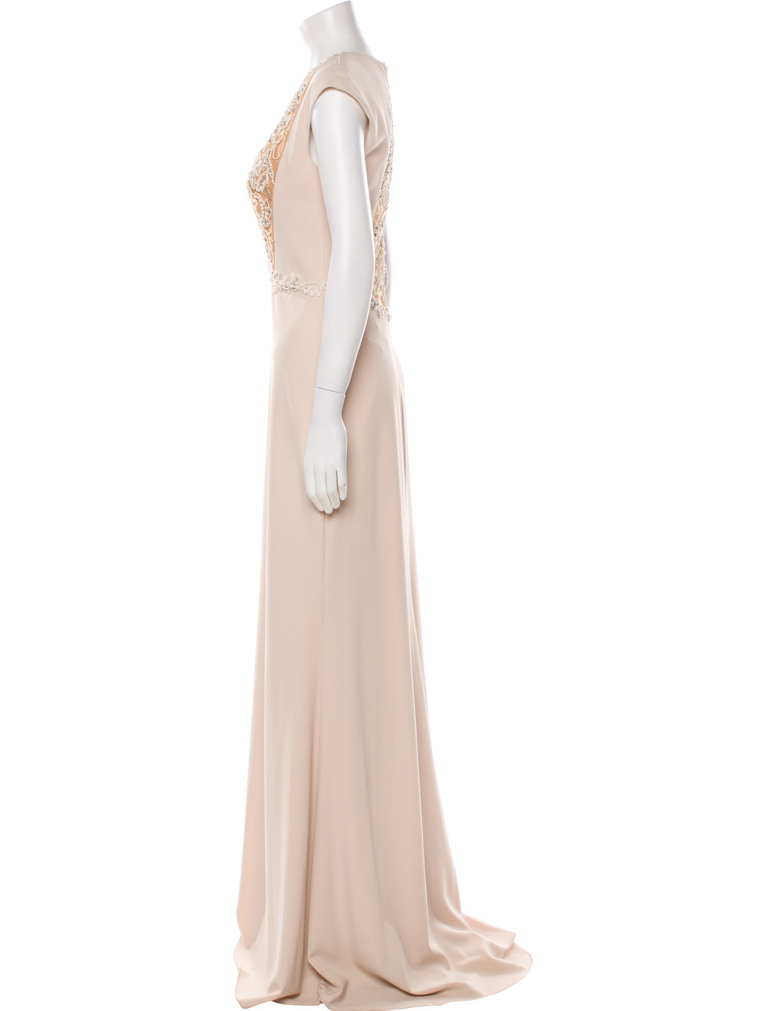 Terani Couture V-Neck Long Dress