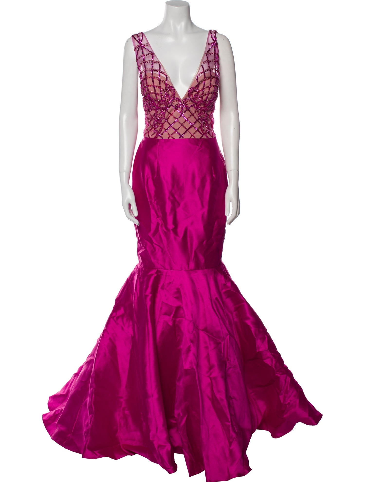 Terani Couture Printed Long Dress