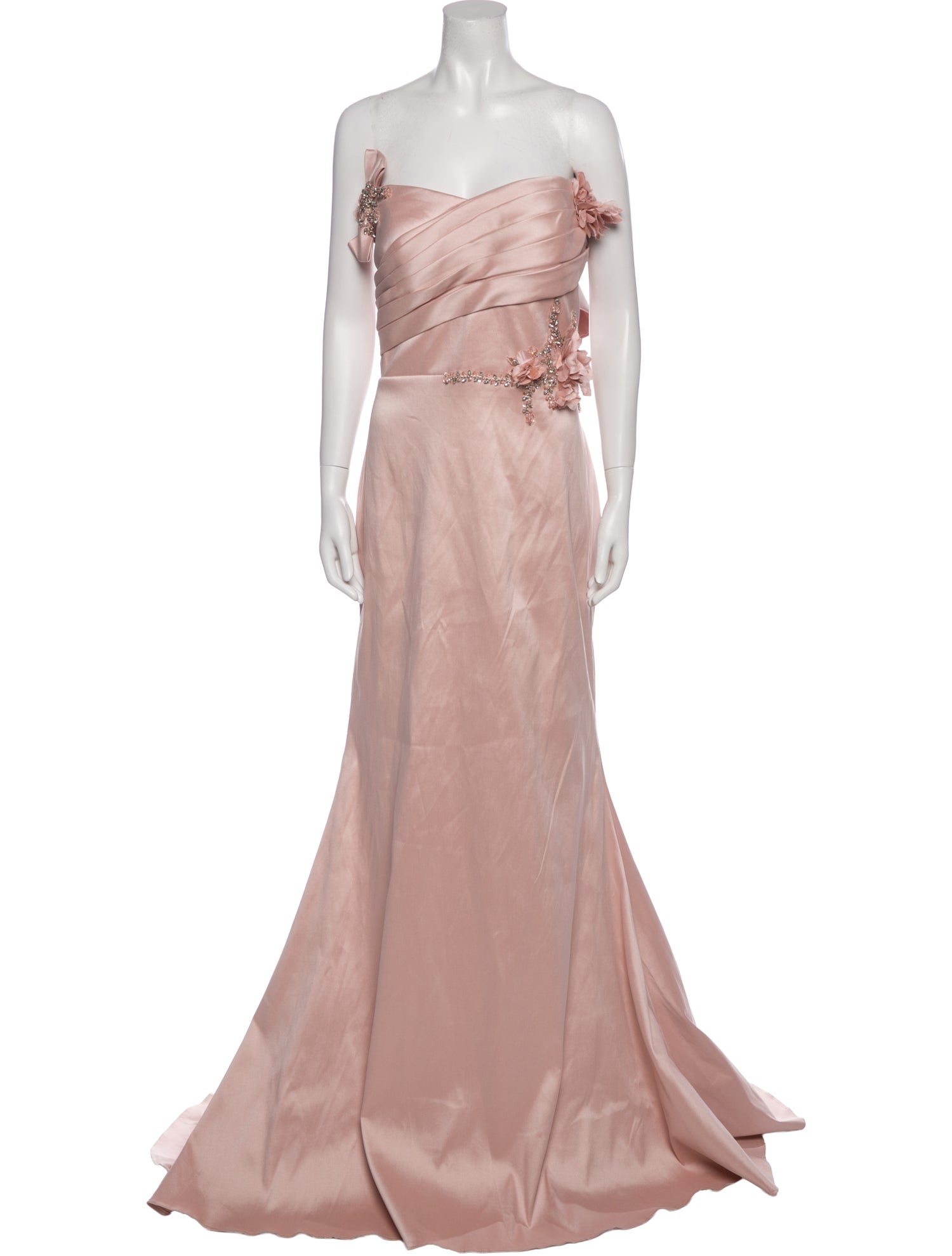 Terani Couture One-Shoulder Long Dress