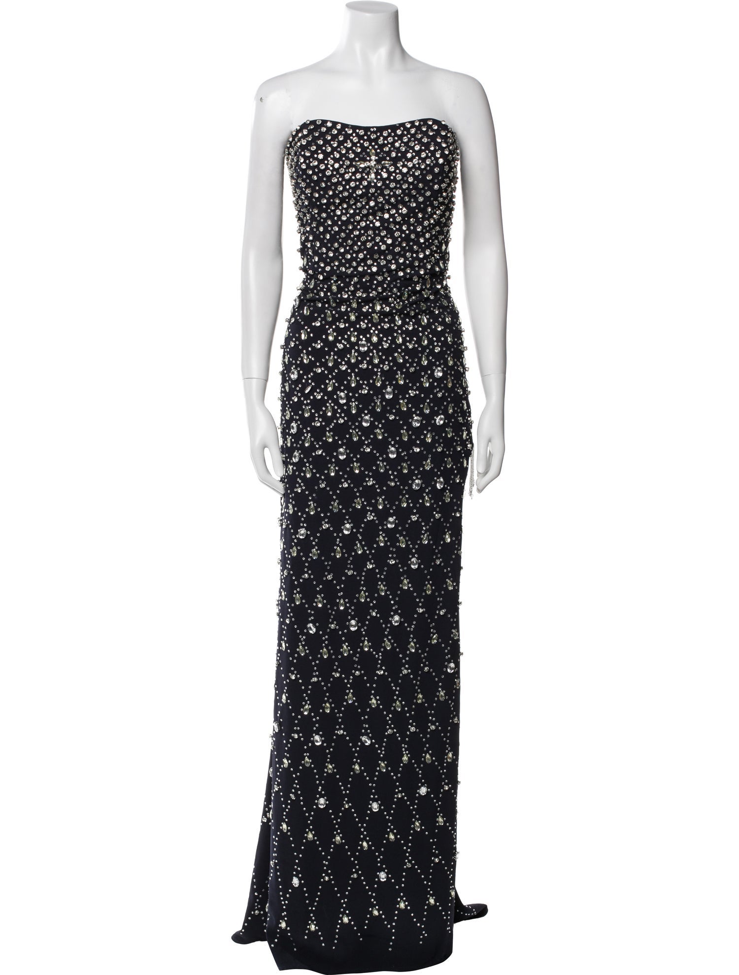 Terani Couture Camouflage Print Long Dress