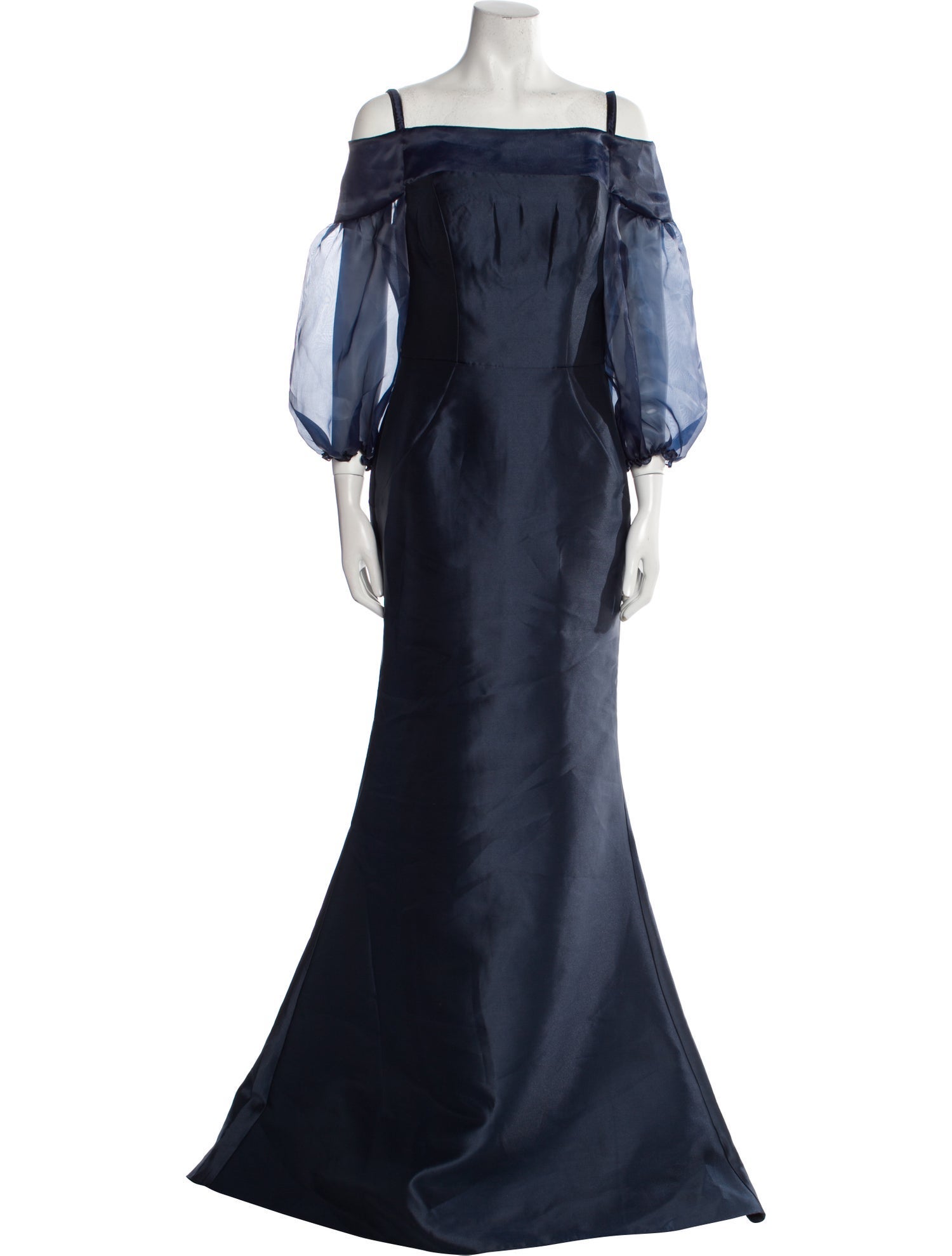 Terani Couture Square Neckline Long Dress w/ Tags