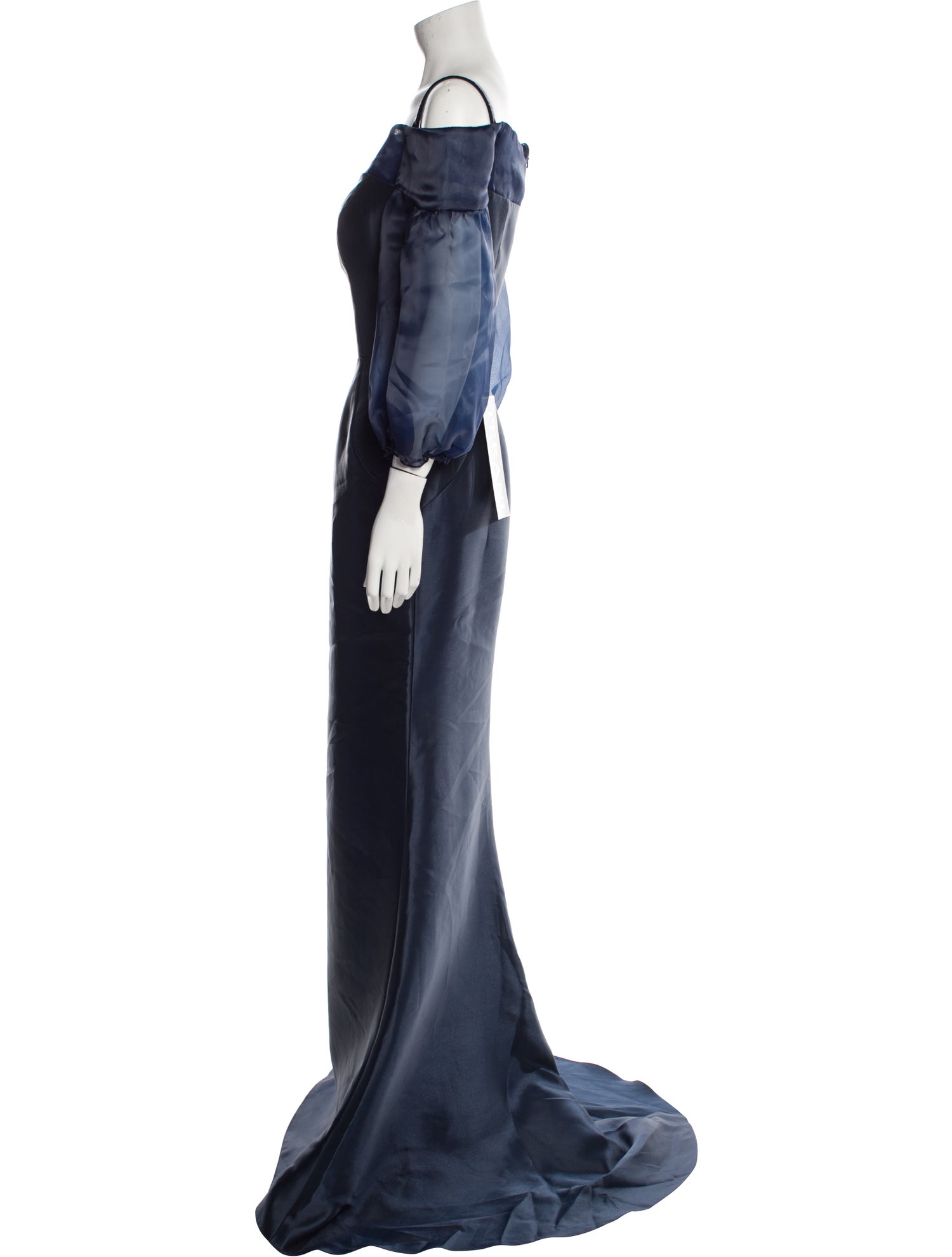 Terani Couture Square Neckline Long Dress w/ Tags